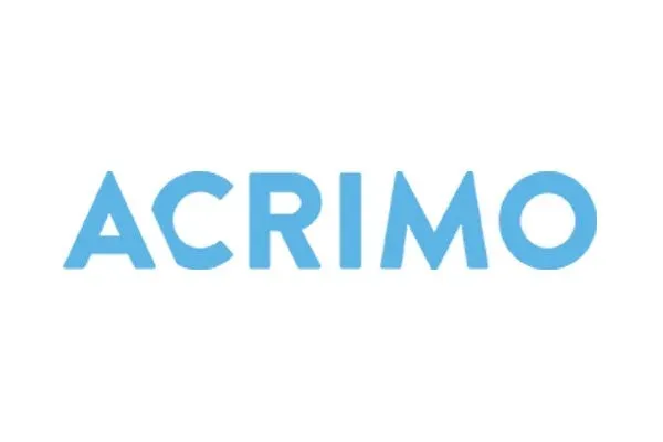 ACRIMO blue logo on white background
